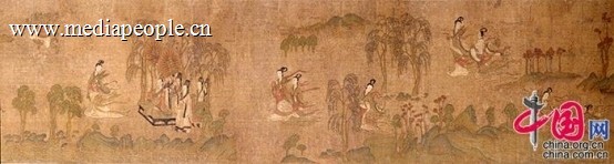 故宫“唐宋书画展”开幕 24件国宝级文物近30年首展